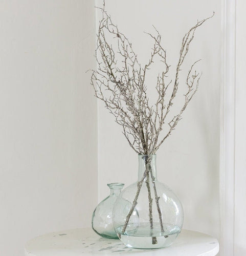 Faux Hawthorn Winter Branch White Washed Artificial Twig For Vase