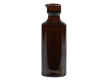 Load image into Gallery viewer, Vintage French Style Apothecary Bottle Brown Glazed Clay Bottle Vase Available In Two Sizes