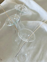 Load image into Gallery viewer, Glass Bud Vase Trio | Delicate Borosilicate Glass | Hand Blown Organic Shape | 16x7x13cm