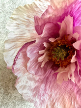 Load image into Gallery viewer, Pink Silk Poppy Flower Spray Faux Spring Blush Flowers Spring Wedding Bouquet
